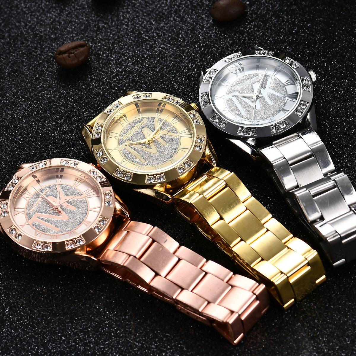 Starlight Stainless Steel Casual Quartz Watch for Women