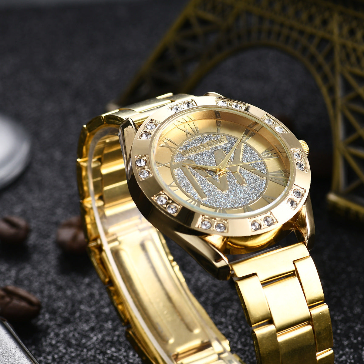 Starlight Stainless Steel Casual Quartz Watch for Women