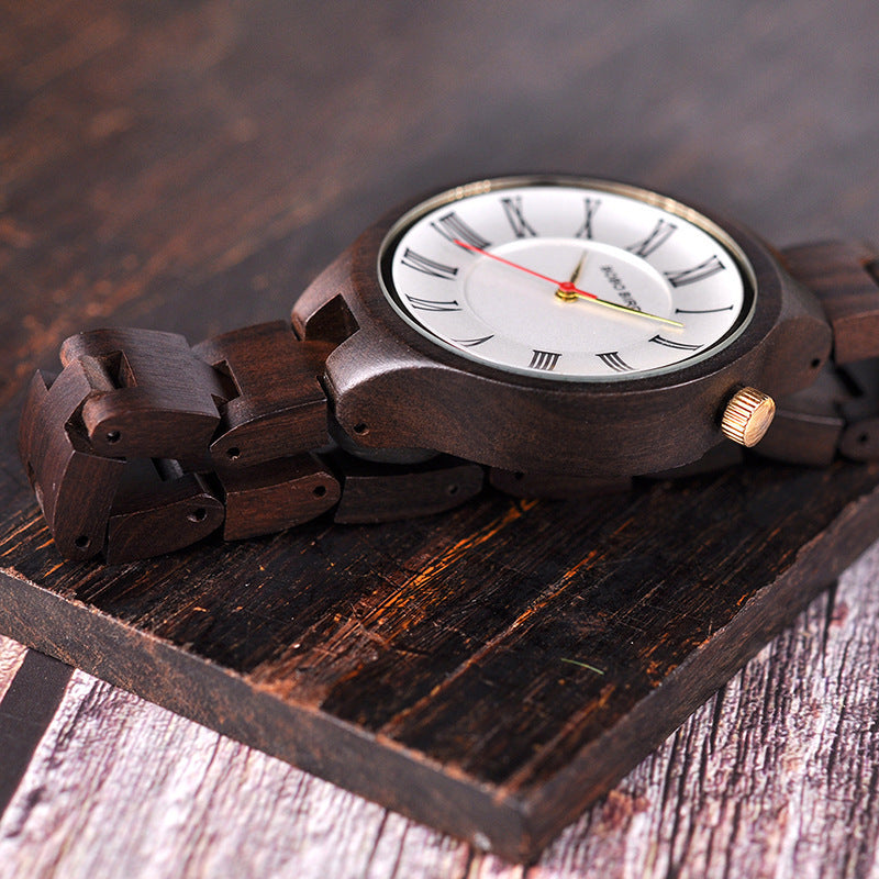 BOBO BIRD Q11 Wooden Lady Wristwatch