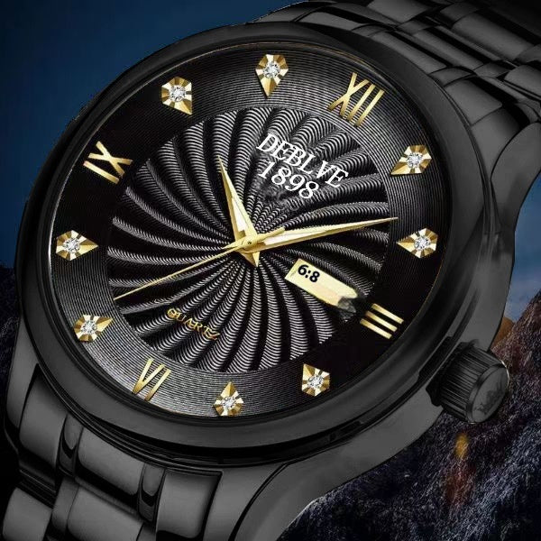 Galactic Dual Calendar Men's Waterproof Luminous Watch