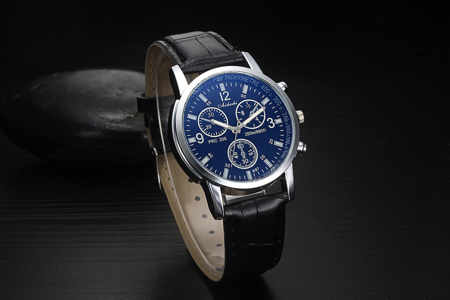 LUXORIS™ Blue Radiance – Three-Eye Chronograph Men's Watch