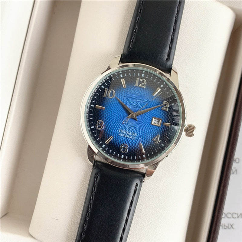 Timeless Elegance: 3-Pin Belt Calendar Watch