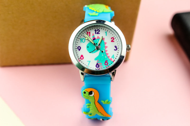 3D Silicone Dinosaur Children's Watch