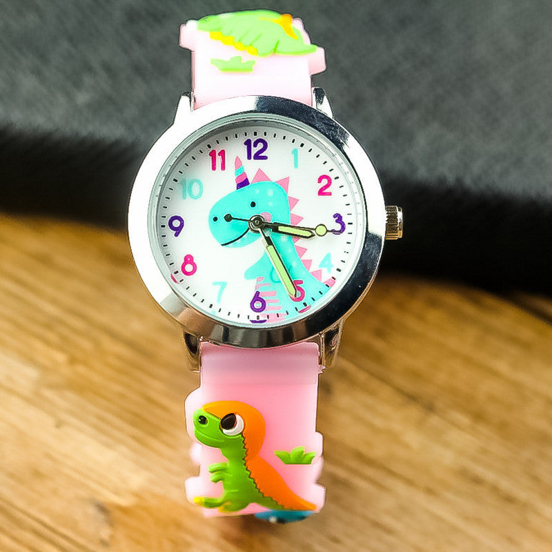 3D Silicone Dinosaur Children's Watch