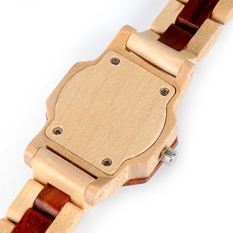 Fashion Retro Simple Ladies Wooden Watch