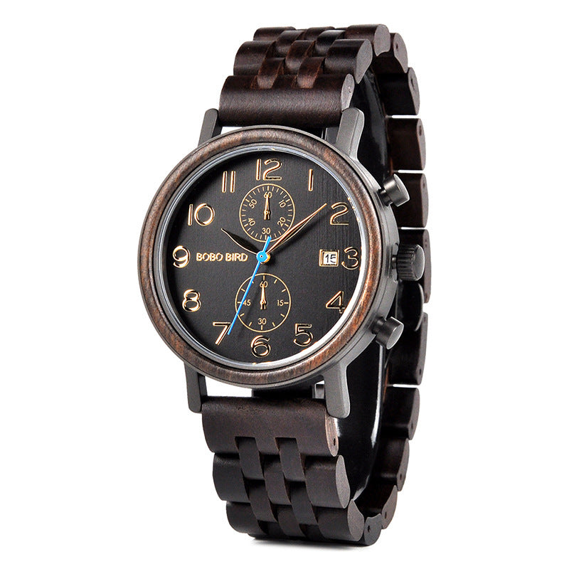 EcoChic Men's Business Wooden Watch