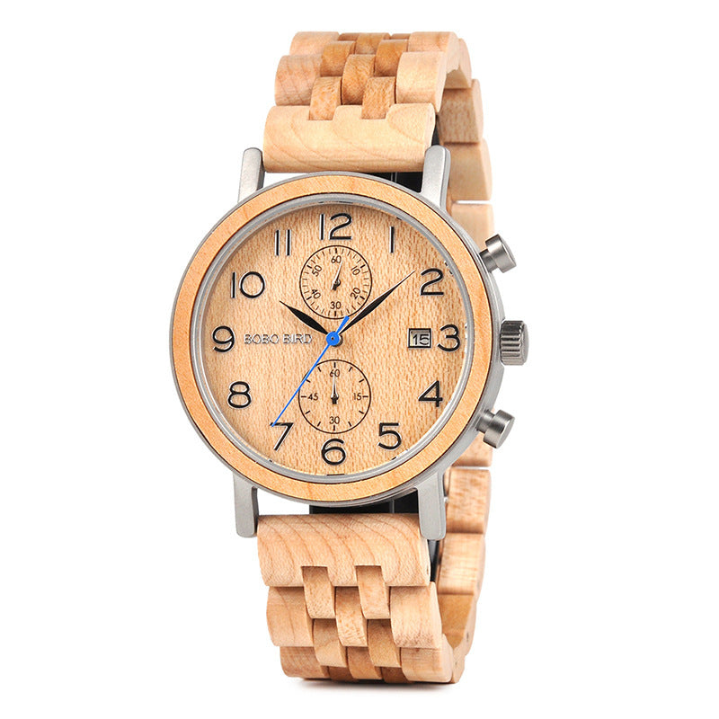 EcoChic Men's Business Wooden Watch