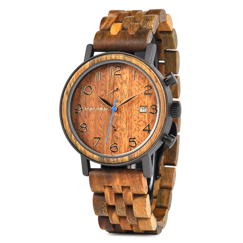 EcoChic Men's Business Wooden Watch