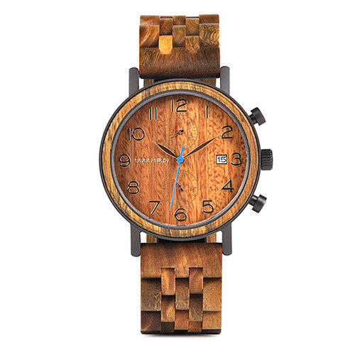 EcoChic Men's Business Wooden Watch