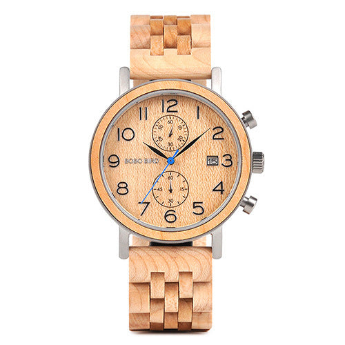 EcoChic Men's Business Wooden Watch