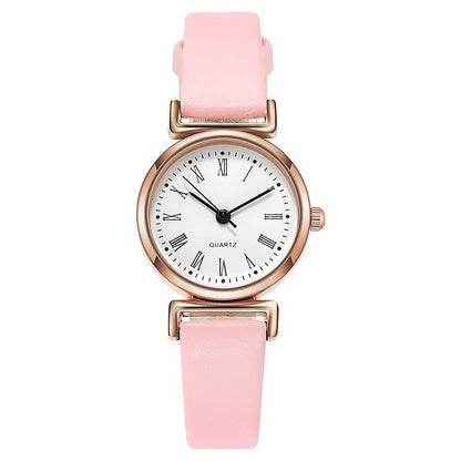 Elegance™ Roman Numeral Quartz Watch – Timeless Grace for Women