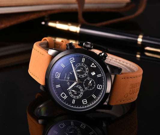 6-Pin Quartz Casual Watch