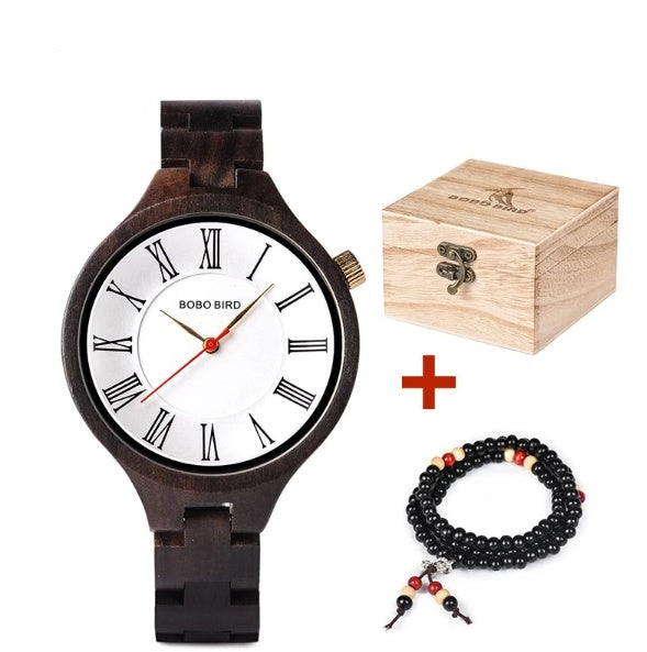 BOBO BIRD Q11 Wooden Lady Wristwatch