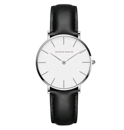 Chic Simplicity: 36mm Ladies Simple Waterproof Student Watch