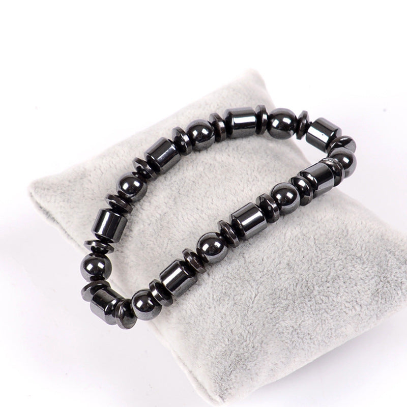 Black Stone Magnetic Therapy Bracelet – Boost Metabolism & Wellness