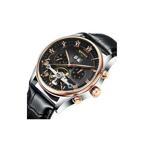 Automatic Hollow Tourbillon Mechanical Watch for Men