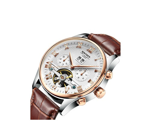 Automatic Hollow Tourbillon Mechanical Watch for Men