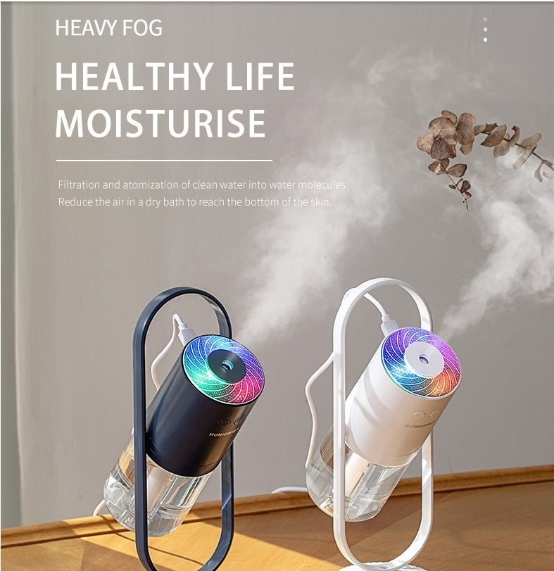 MagicMist™ - USB Air Humidifier with Projection Night Light | Ultrasonic Mist Maker & Air Purifier