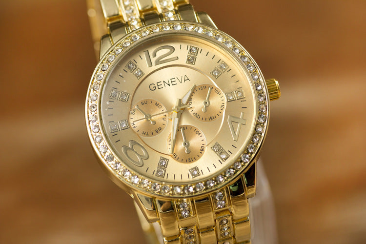 AliExpress eBay Explosion Model Geneva Fashion Diamond Watch