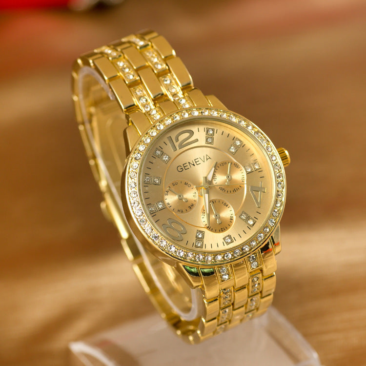 AliExpress eBay Explosion Model Geneva Fashion Diamond Watch