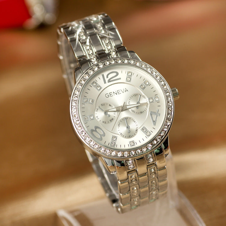 AliExpress eBay Explosion Model Geneva Fashion Diamond Watch