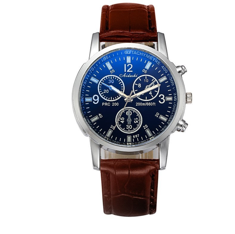 LUXORIS™ Blue Radiance – Three-Eye Chronograph Men's Watch