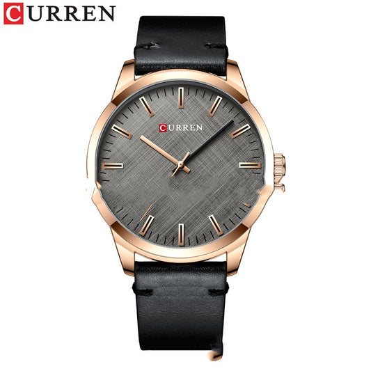 Timeless Elegance: 8386 Round Waterproof Men's Watch