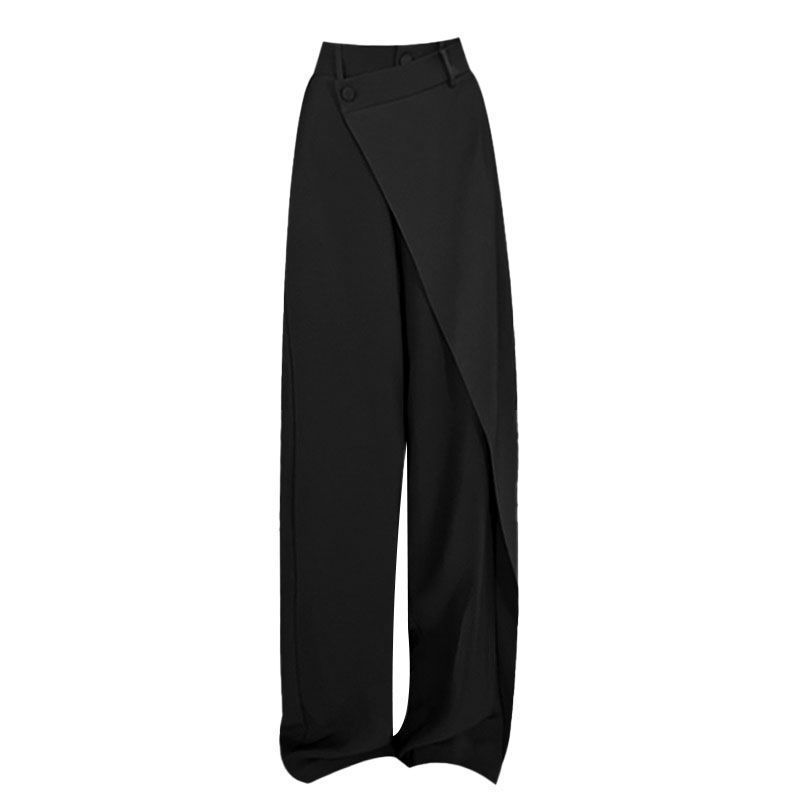 ChicFlow™ Irregular Wide-Leg Pants – Elegant High-Waist Loose Trousers