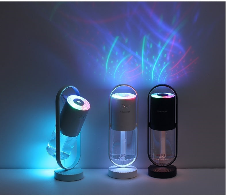 MagicMist™ - USB Air Humidifier with Projection Night Light | Ultrasonic Mist Maker & Air Purifier