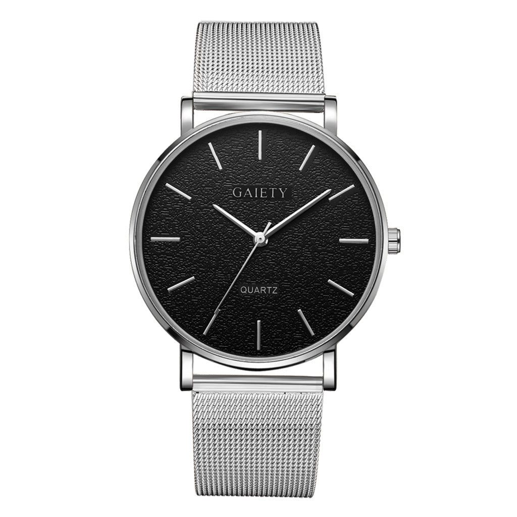 RegalEdge™ Casual Steel Band Quartz Watch – Effortless Elegance for Men