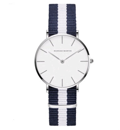 Chic Simplicity: 36mm Ladies Simple Waterproof Student Watch