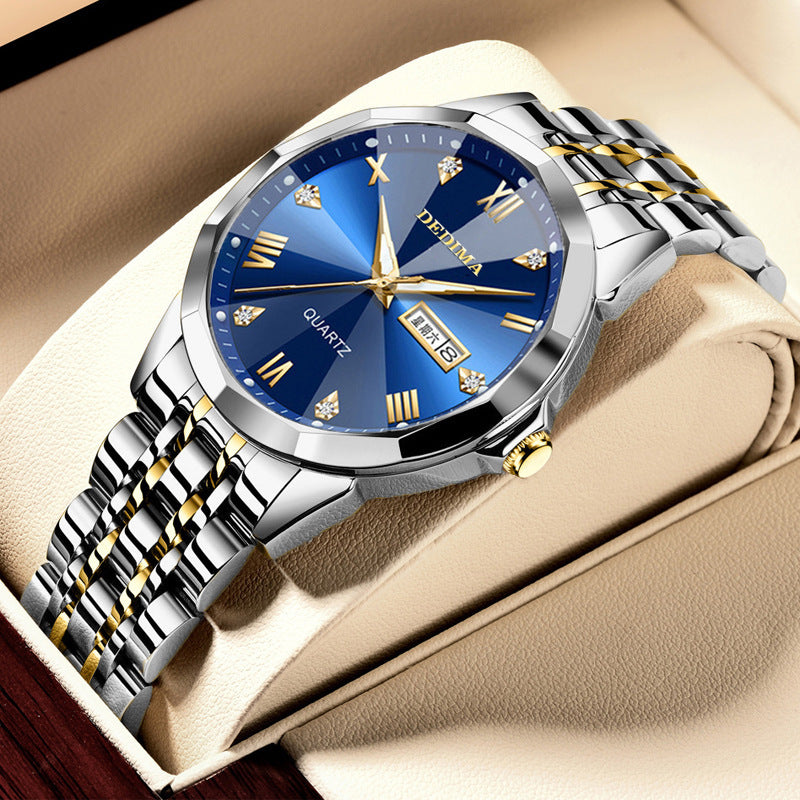 Luminous Luxe Waterproof Men's Luxury Watch