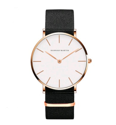 Chic Simplicity: 36mm Ladies Simple Waterproof Student Watch