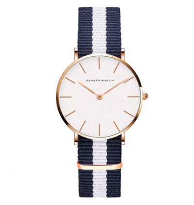 Chic Simplicity: 36mm Ladies Simple Waterproof Student Watch