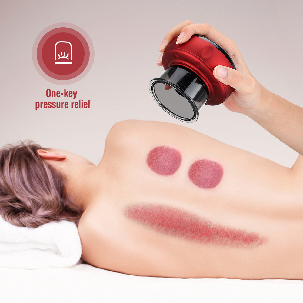 SmartRelief™ Electric Vacuum Cupping Massager – 3-in-1 Gua Sha, Fat-Burning & Pain Relief Therapy Device