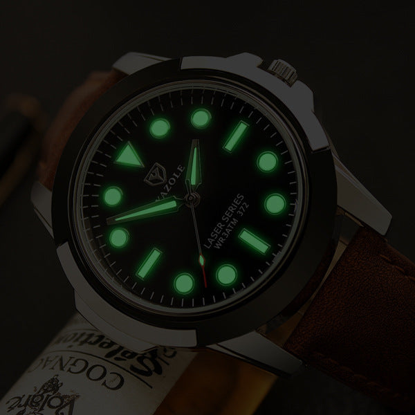 Performance and Style: 372 YAZOLE Brand Quartz Men's Sports Watch - Luminous Green Ghost Series