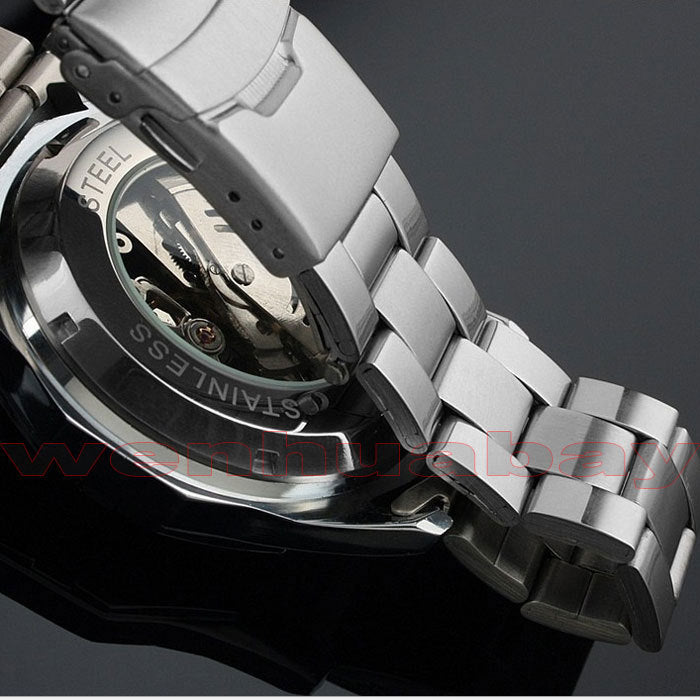 Effortless Elegance: Full Automatic Men's Automatic Mechanical Watch with Steel Strip