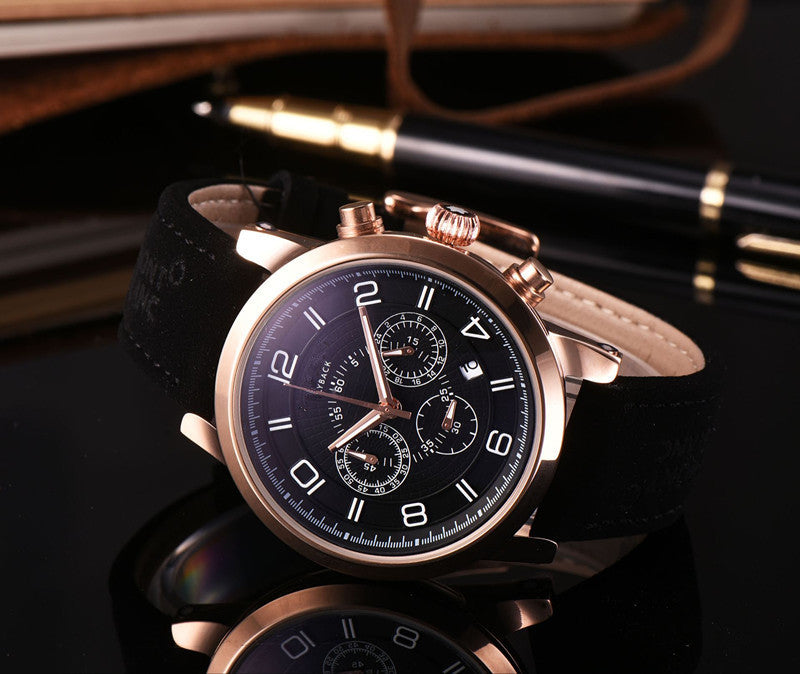 6-Pin Quartz Casual Watch