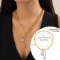 GlamLock™ Bold Chain Necklace & Bracelet Set – Chic & Trendy Jewelry