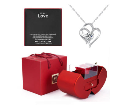 Eternal Rose Apple Jewelry Box – A Timeless Symbol of Love