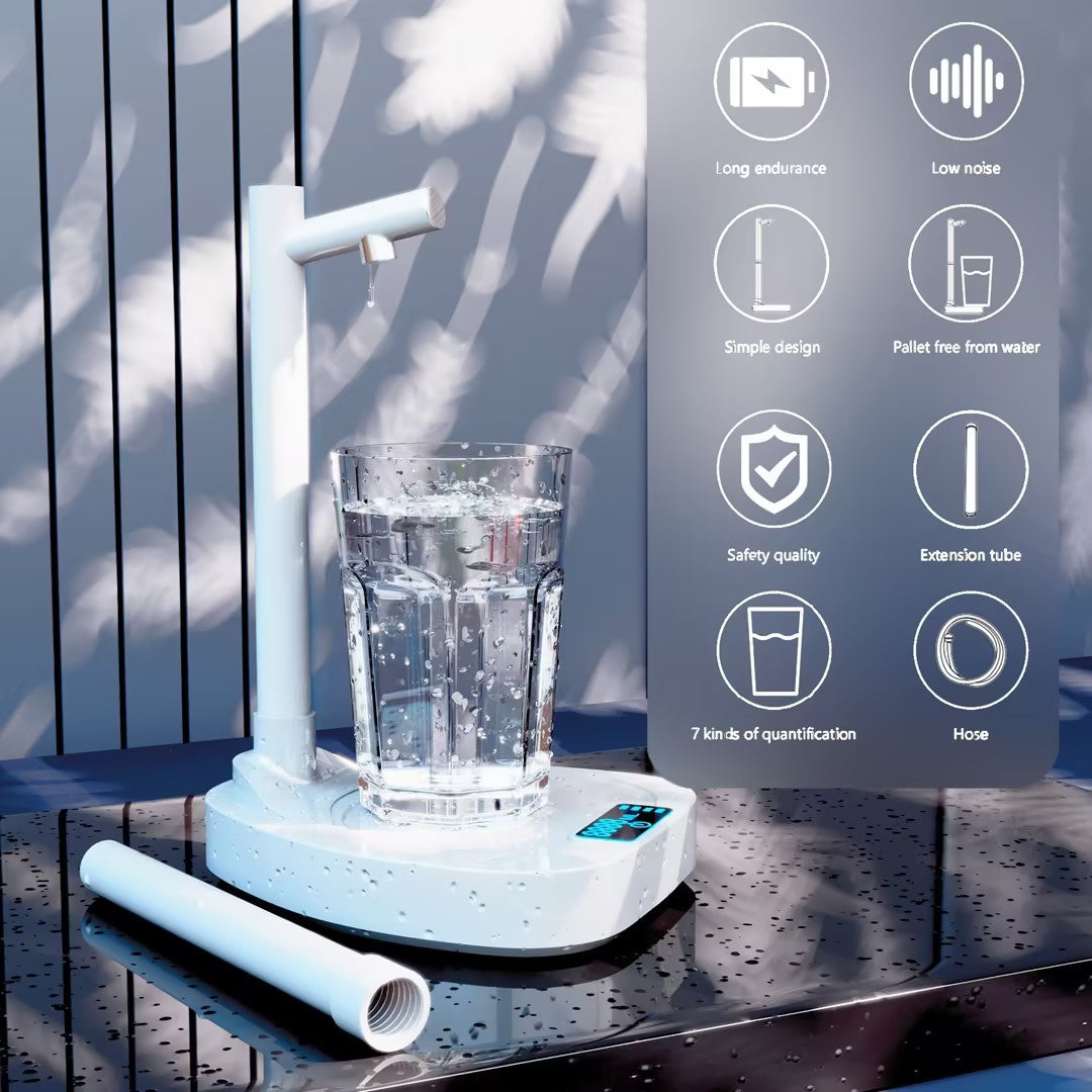 SmartFlow™ Automatic Water Dispenser with Stand – Rechargeable & Portable