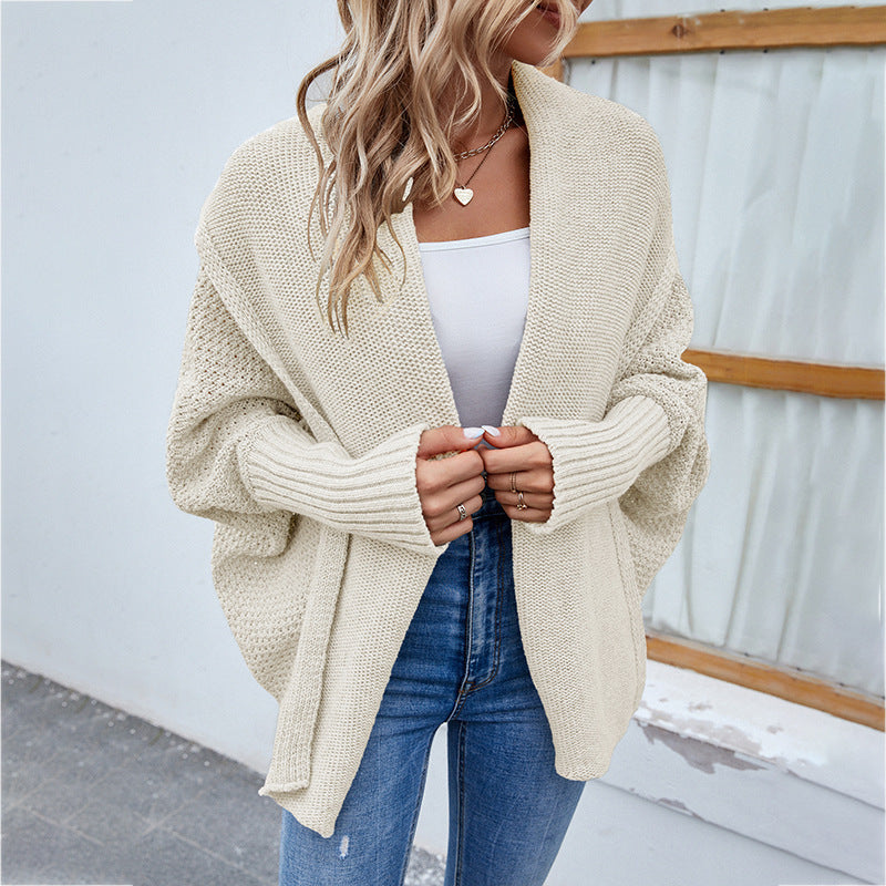 CozyChic™ Oversized Batwing Knit Cardigan – Stylish & Warm for Autumn & Winter