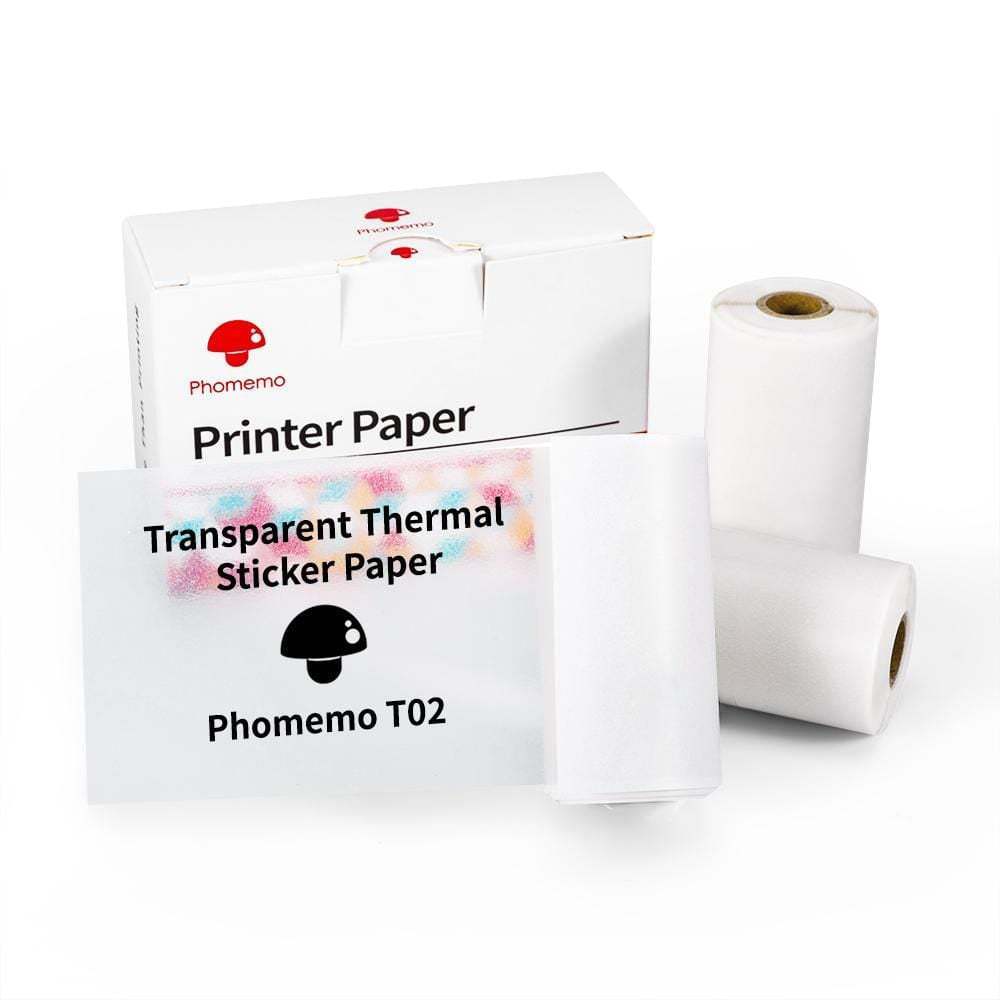 Phomemo™ T02 Mini Thermal Printer – Portable Bluetooth Label & Photo Printer