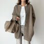 CozyCharm™ - Loose Round Neck Knit Cardigan | Stylish Winter Jacket