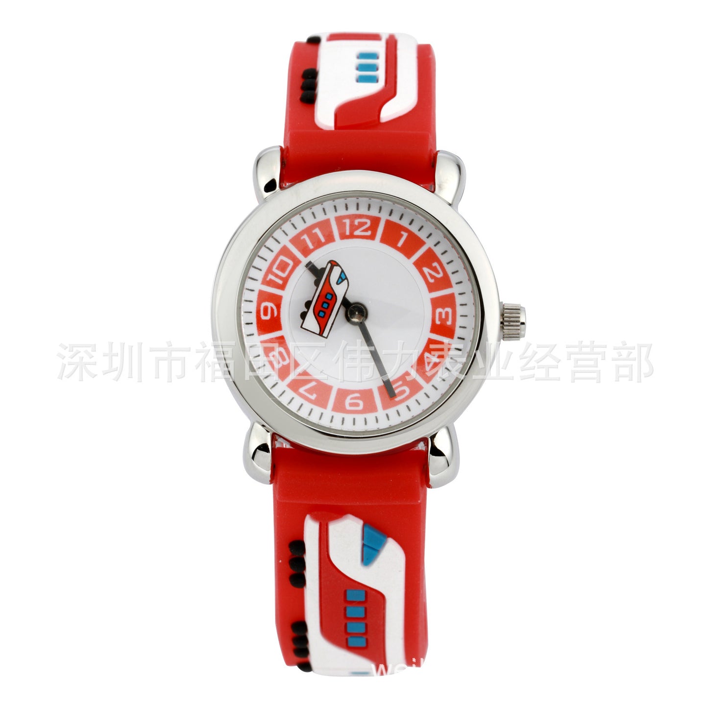 Kawaii Red Motor Car Kid's Quartz Watch