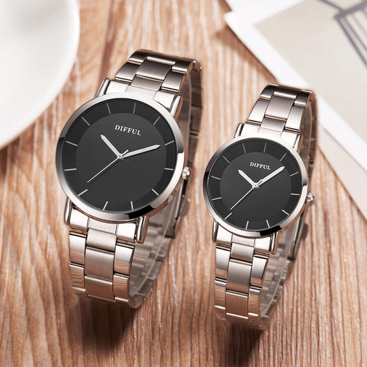 Alloy Tungsten Steel Band Quartz Watch