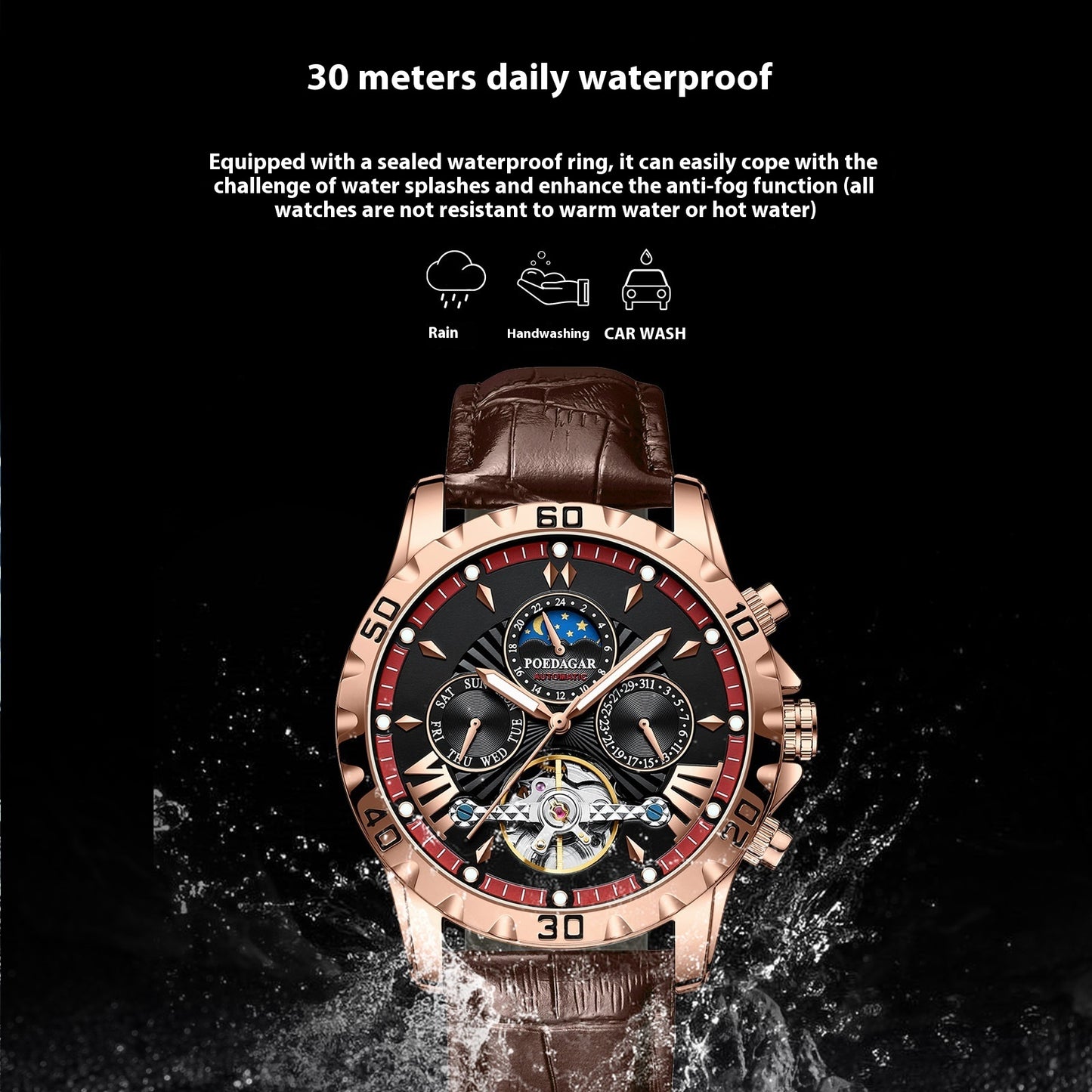 Fashion Luxury Automatic Mechanical Men's Watch