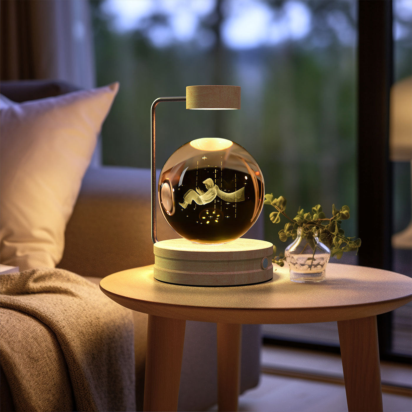 LumiGlow™ Crystal Dinosaur Night Light – 3D Cosmic LED Bedside Lamp