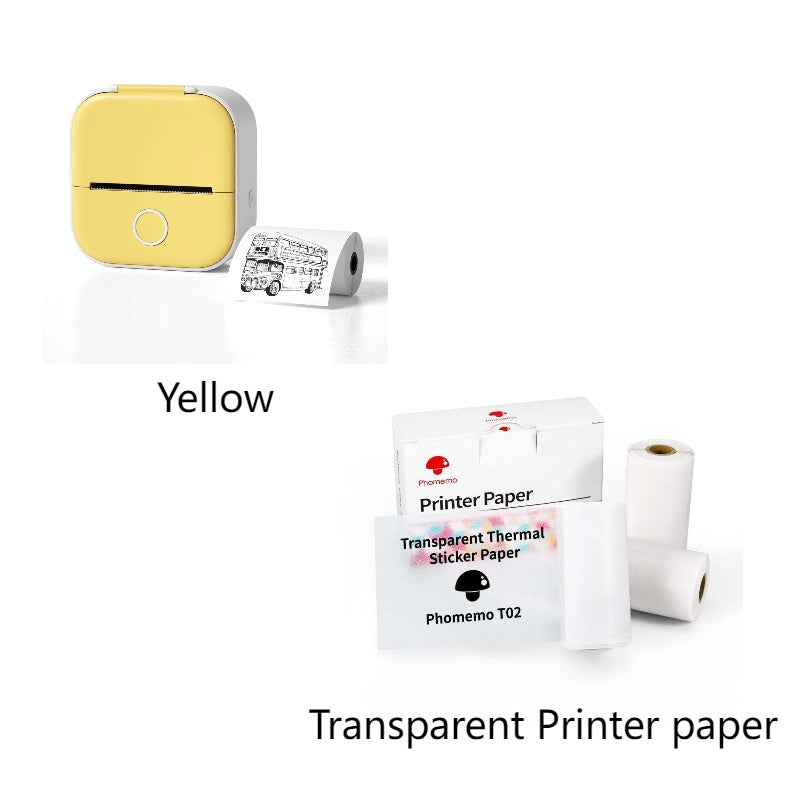 Phomemo™ T02 Mini Thermal Printer – Portable Bluetooth Label & Photo Printer