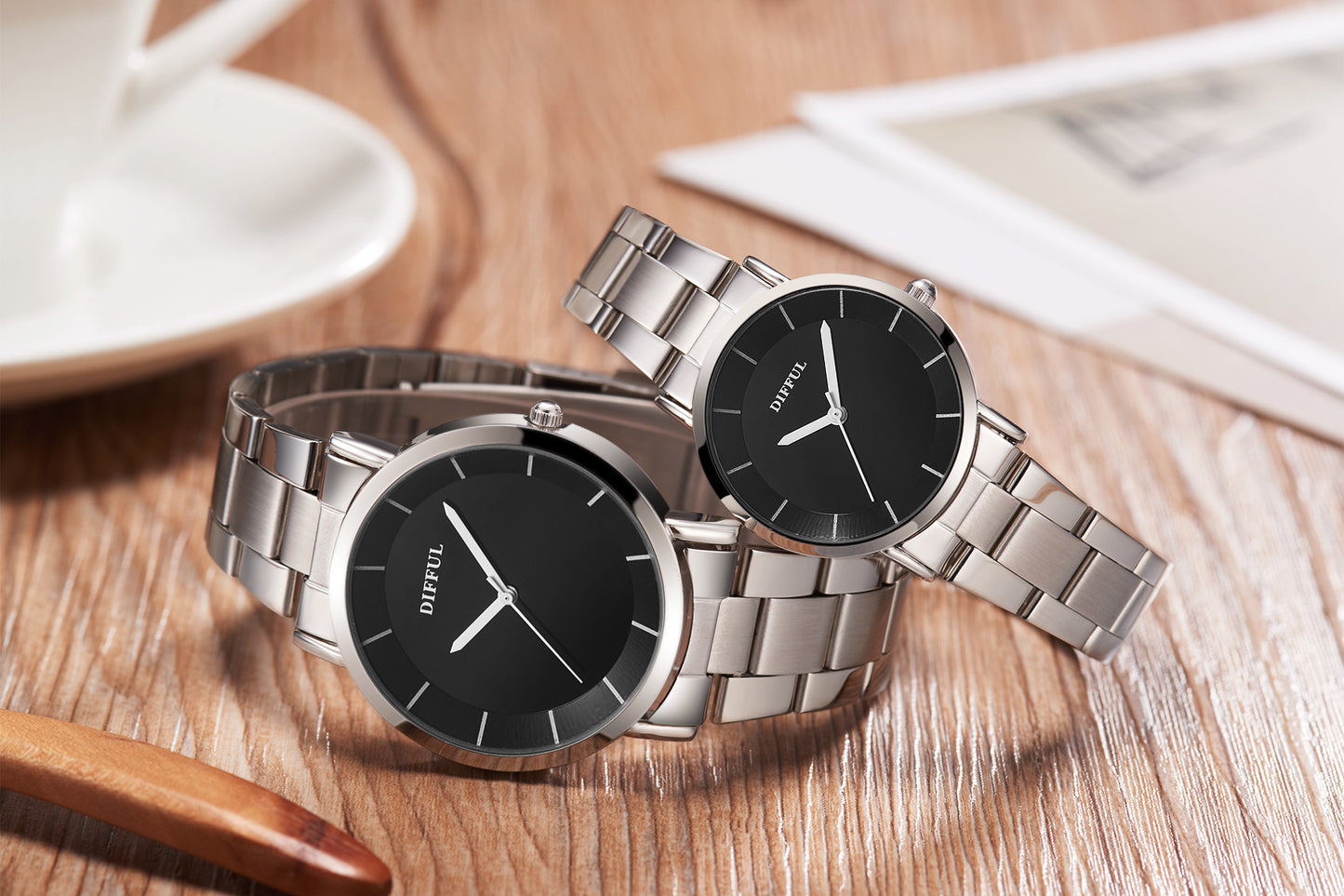 Alloy Tungsten Steel Band Quartz Watch